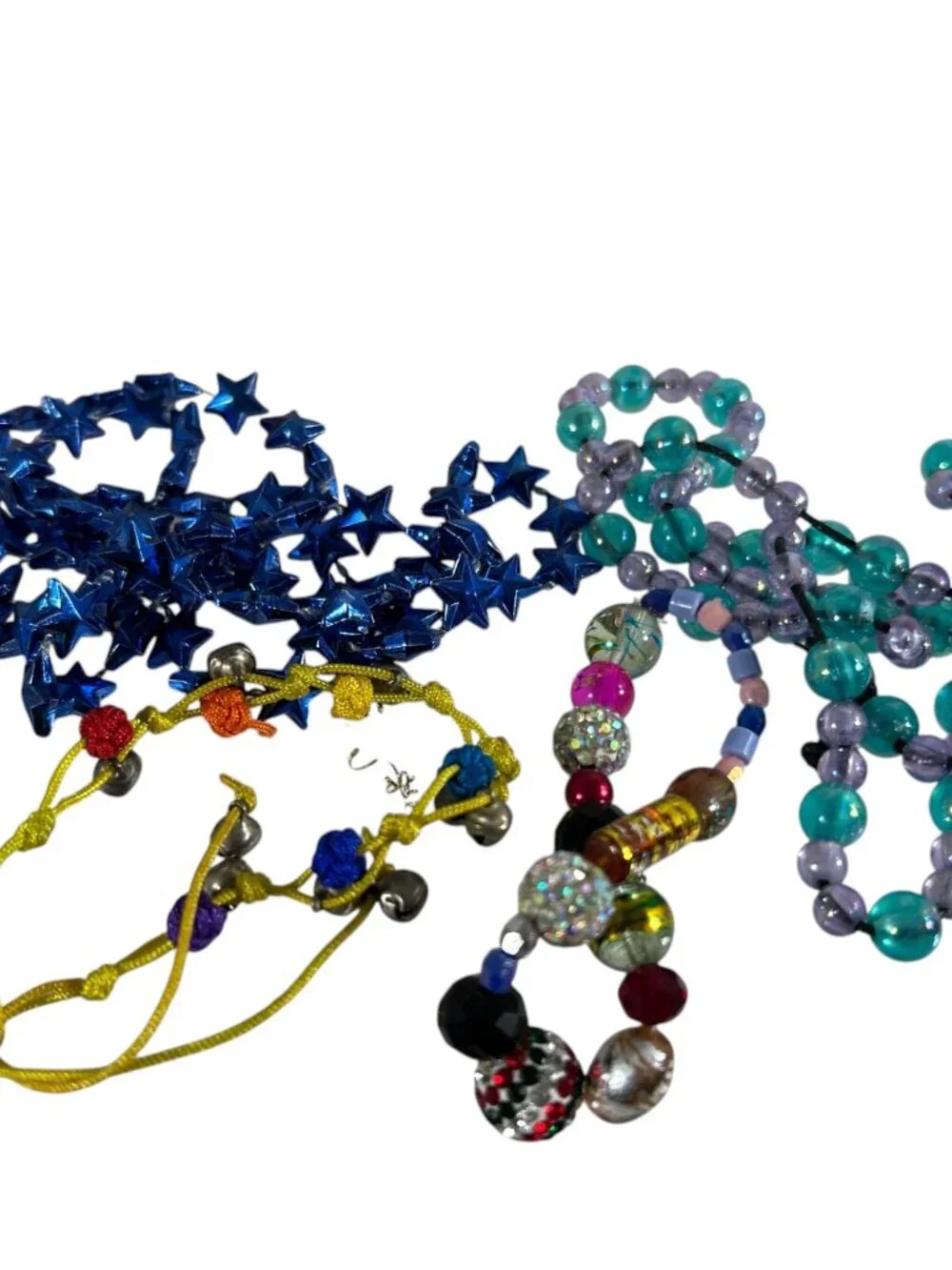 Mixed Lot 18 Pieces Children Girls Jewelry Dress Up Necklaces Bracelets Colorful